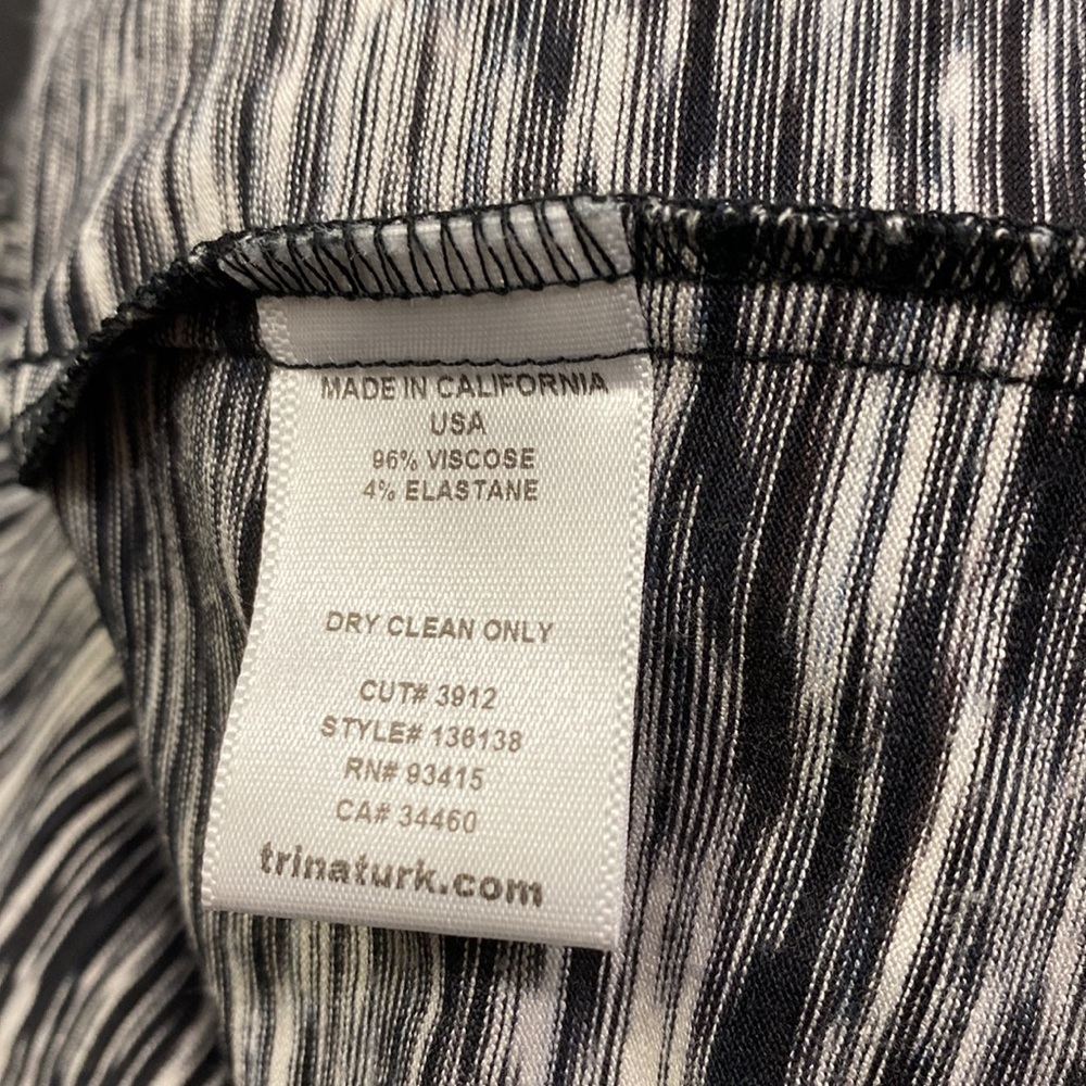 Trina Turk Raissa Cowl Neck Drop Waist Maxi Dress P - Picture 8 of 8